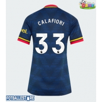 Arsenal Riccardo Calafiori #33 Bortedrakt Dame 2026-27 Kortermet